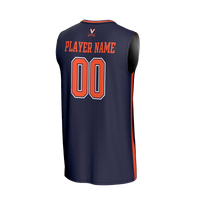 Virginia Cavaliers GameDay Greats NIL Pick-A-Player Lightweight Basketball Fashion Jersey - Navy