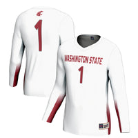 #1 Washington State Cougars GameDay Greats Lightweight Volleyball Jersey - White