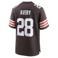 Cleveland Browns Tre Avery Nike Brown Team Game Jersey