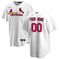St. Louis Cardinals Nike White Home Replica Custom Jersey