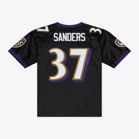 Baltimore Ravens Deion Sanders Mitchell & Ness Black 2005 Authentic Throwback Jersey