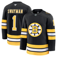 Boston Bruins Jeremy Swayman Fanatics Black Home Premium Jersey