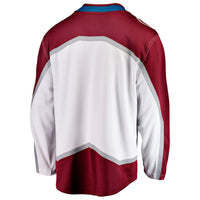 Colorado Avalanche Fanatics White Away Breakaway Jersey