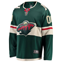 Minnesota Wild Fanatics Green Home Breakaway Custom Jersey