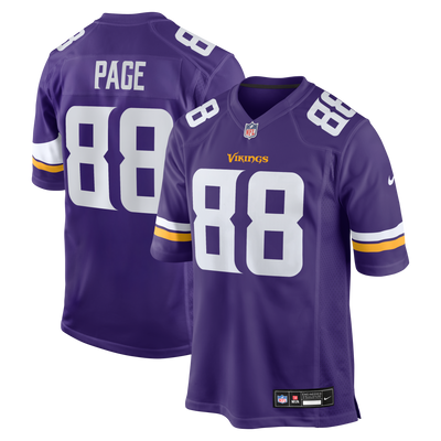 Minnesota Vikings Alan Page Nike Purple Game Retired Player Jersey