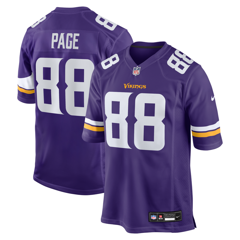 Minnesota Vikings Alan Page Nike Purple Game Retired Player Jersey