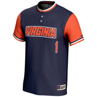 #1 Virginia Cavaliers GameDay Greats Lightweight Softball Jersey - Navy