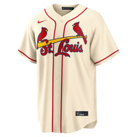 St. Louis Cardinals Lars Nootbaar Nike Cream Alternate Replica Jersey