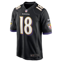 Baltimore Ravens Roquan Smith Nike Black Alternate Game Jersey