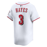 Cincinnati Reds Ke'Bryan Hayes Nike White Home Limited Player Jersey