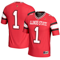 #1 Illinois State Redbirds GameDay Greats Endzone Football Jersey - Red