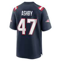 New England Patriots Julian Ashby Nike Navy Team Game Jersey