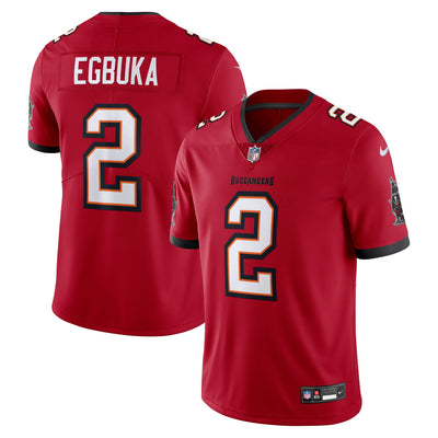 Tampa Bay Buccaneers Emeka Egbuka Nike Red Vapor Untouchable Stitched Limited Jersey