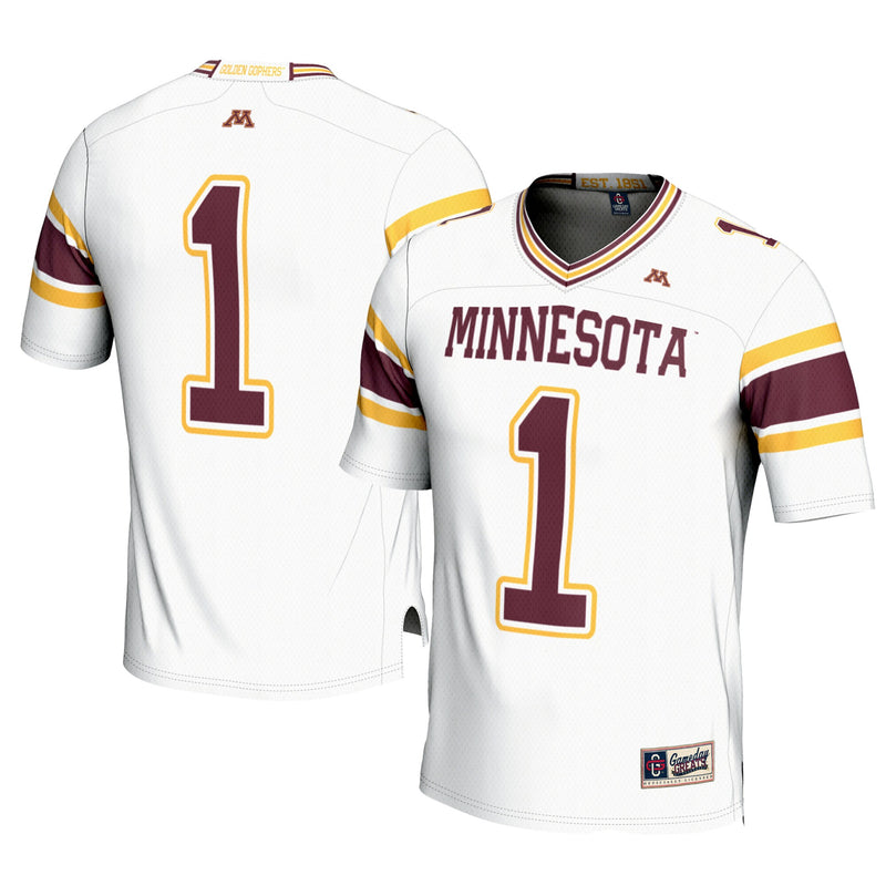 #1 Minnesota Golden Gophers GameDay Greats Football Jersey - White