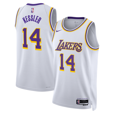 Los Angeles Lakers Nike Association Edition Edition Swingman Jersey - White - Walker Kessler