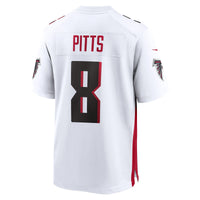 Atlanta Falcons Kyle Pitts Nike White Game Player Jersey