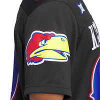 #00 Kansas Jayhawks adidas Alternate Premier Jersey - Black