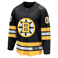Boston Bruins Fanatics Black Home Breakaway Custom Jersey