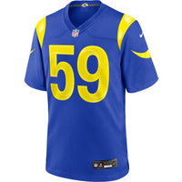 Los Angeles Rams Darryl Peterson Nike Royal Game Jersey