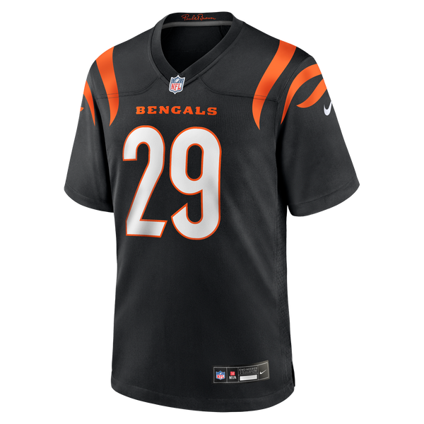 Cincinnati Bengals Kyle Dugger Nike Black Team Game Jersey