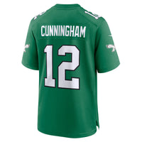 Philadelphia Eagles Randall Cunningham Nike Kelly Green Alternate Retired Player Game Jersey