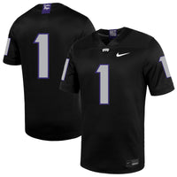 #1 TCU Horned Frogs Nike Untouchable Football Jersey – Black
