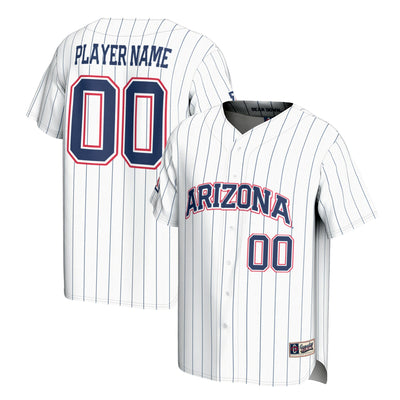 Arizona Wildcats GameDay Greats NIL Pick-A-Player Lightweight Baseball Jersey - White