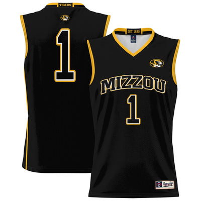#1 Missouri Tigers GameDay Greats Lightweight Basketball Jersey - Black