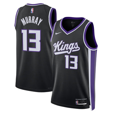 Sacramento Kings Nike Icon Edition Swingman Jersey - Black - Keegan Murray