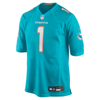 Miami Dolphins Number 1 Dad Nike Aqua Game Jersey