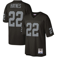 Las Vegas Raiders Mike Haynes Mitchell & Ness Black Legacy Replica Jersey