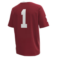 Under Armour #1 Garnet South Carolina Gamecocks Throwback Replica Jersey