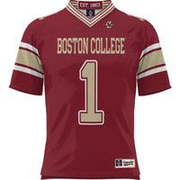 #1 Boston College Eagles GameDay Greats Football Jersey - Maroon