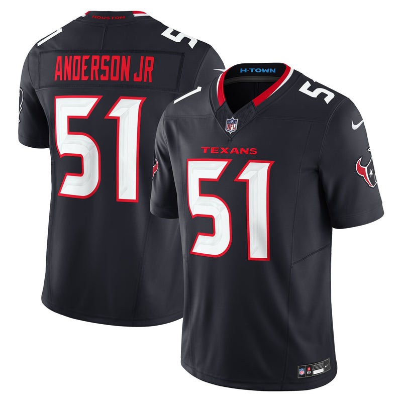 Houston Texans Will Anderson Jr. Nike Navy Vapor F.U.S.E. Limited Jersey