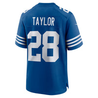 Indianapolis Colts Jonathan Taylor Nike Royal Alternate Game Jersey