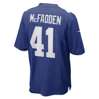 New York Giants Micah McFadden Nike Royal Game Player Jersey