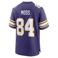 Minnesota Vikings Randy Moss Nike Purple Classic Retired Player Game Jersey