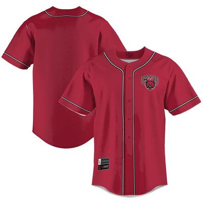 Central Washington Wildcats GameDay Greats Lightweight Baseball Jersey - Crimson