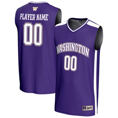 Washington Huskies GameDay Greats NIL Pick-A-Player Lightweight Basketball Fashion Jersey - Purple