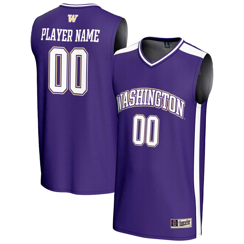 Washington Huskies GameDay Greats NIL Pick-A-Player Lightweight Basketball Fashion Jersey - Purple