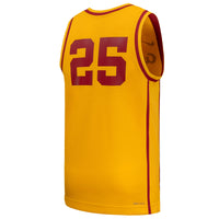 #25 Iowa State Cyclones Nike Replica Basketball Jersey - Gold