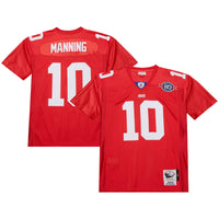 New York Giants 2004 Eli Manning Mitchell & Ness Red Authentic Throwback Retired Player Jersey