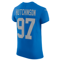 Detroit Lions Aidan Hutchinson Nike Blue Alternate Vapor F.U.S.E. Elite Jersey
