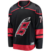 Carolina Hurricanes Jaccob Slavin Fanatics Black Home Breakaway Player Jersey