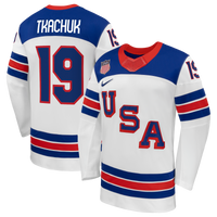 Matthew Tkachuk Nike White US Hockey 2026 Away Replica Jersey
