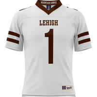 #1 Lehigh Mountain Hawks GameDay Greats Football Jersey - White