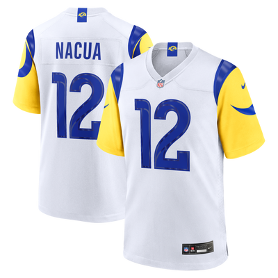 Los Angeles Rams Puka Nacua Nike White White Game Player Jersey