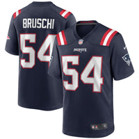 New England Patriots Tedy Bruschi Nike Navy Game Retired Player Jersey