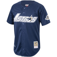 Houston Astros Craig Biggio Mitchell & Ness Navy Cooperstown Collection 1994 Authentic Jersey