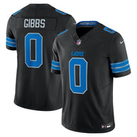 Detroit Lions Jahmyr Gibbs Nike Black 2nd Alternate Vapor F.U.S.E. Limited Jersey